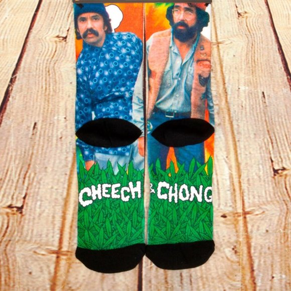 Odd Sox Cheech & Chong Graphic Print Crew Socks - Picture 5 of 5